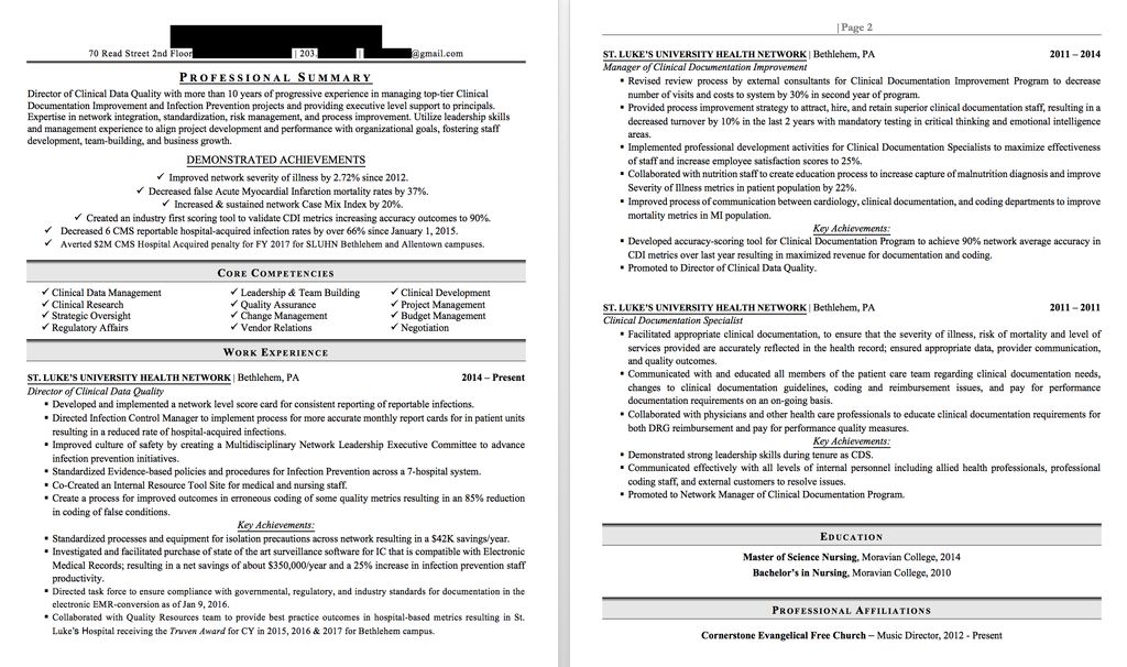 Executive Resume 