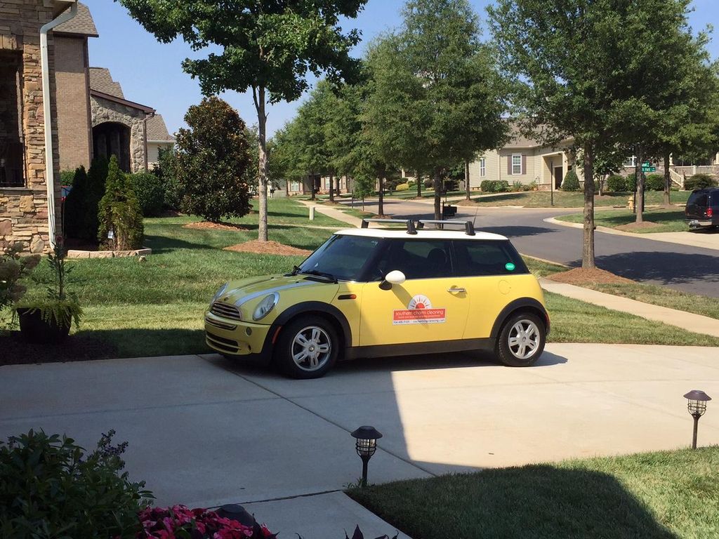 Our Southern Charm Cleaning Mini Cooper