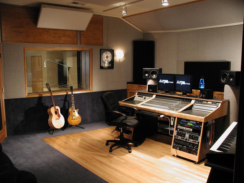 Our spacious quite control room.
