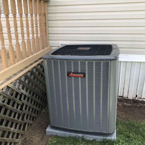 Amana 16 SEER with lifetime unit replacement warra
