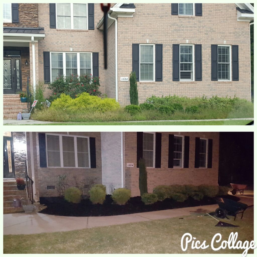 Before and After total bed make over