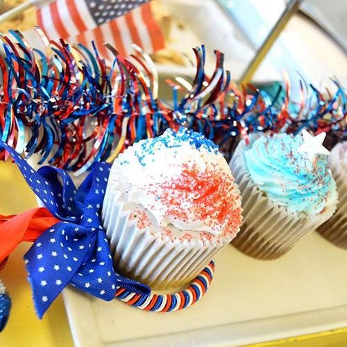 4th of July cupcakes!