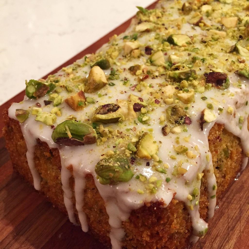 Lemon, Pistachio, and Polenta Olive Oil Cake
