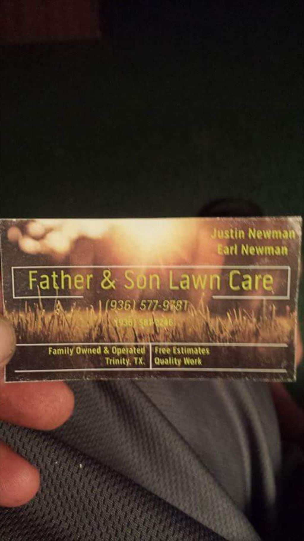 Father and Son Lawn Care
