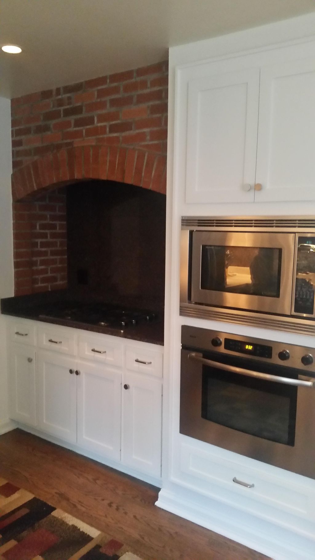 Before and after kitchen cabinetry Painted