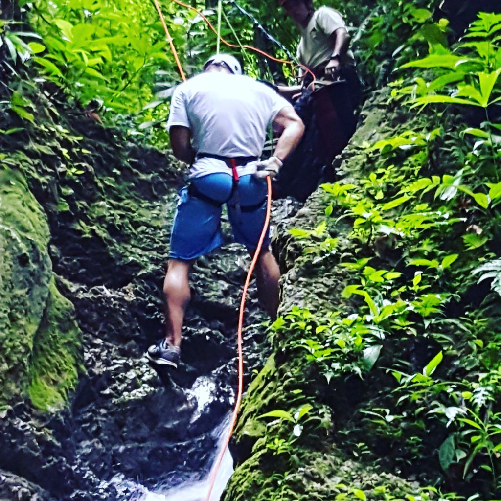 Repelling in Costa Rica