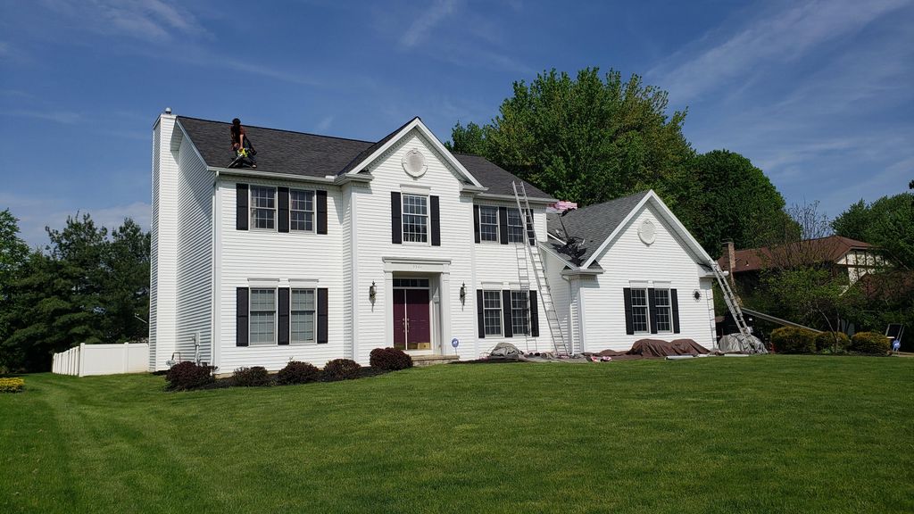 A great roofing job in progress with one of our fa