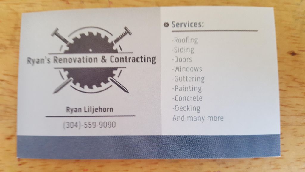 Ryan's Renovation & Contracting