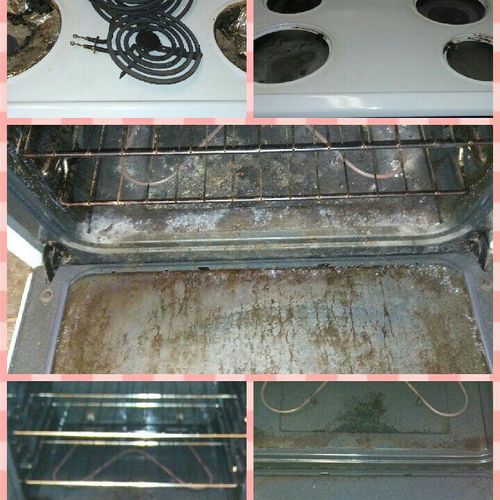 Oven deep clean after sitting for 5 years.