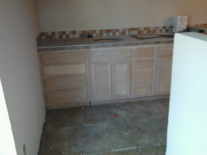 Bath remodeled