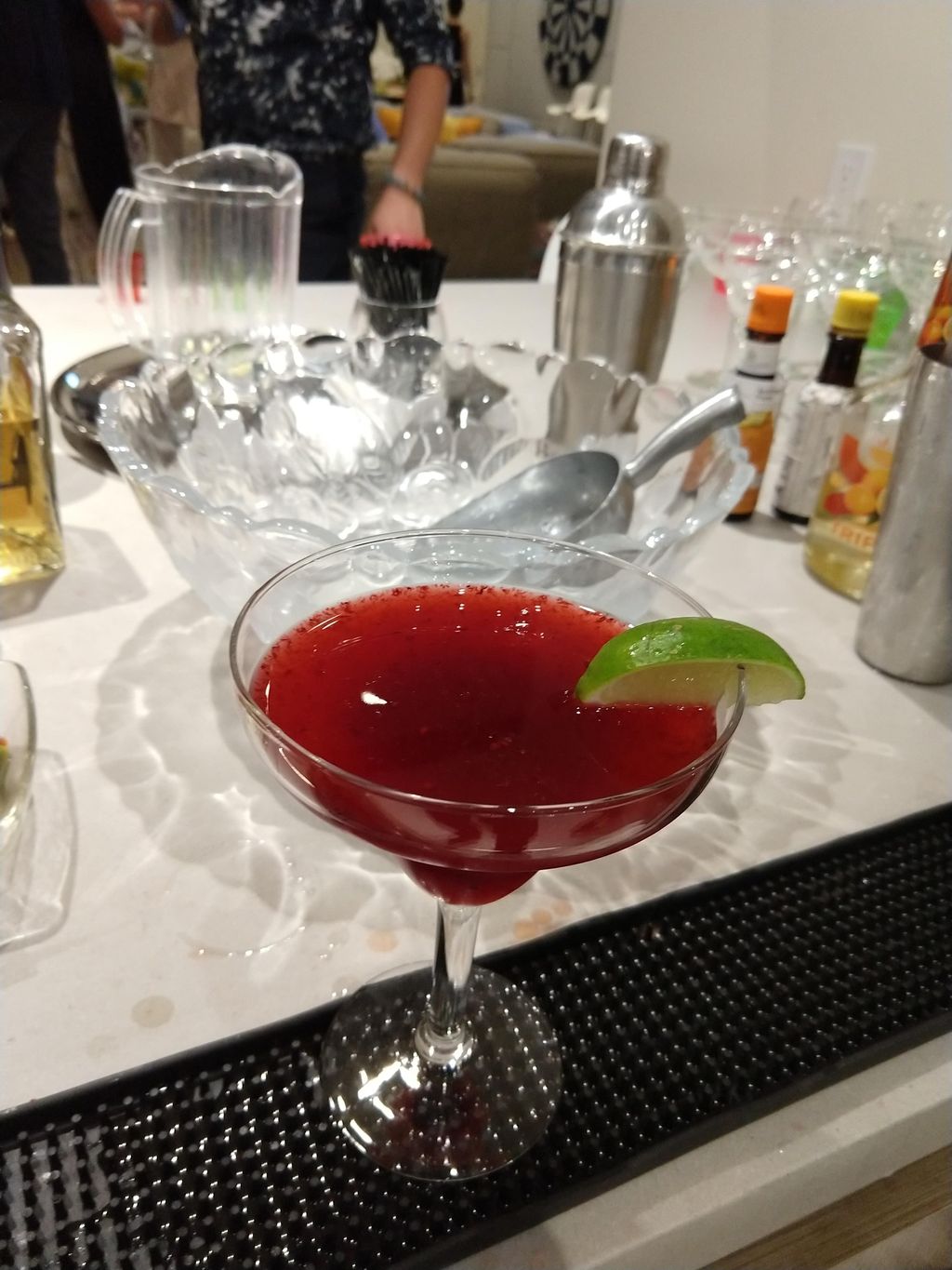 The legendary Blackberry Ginger Cosmo at a more in