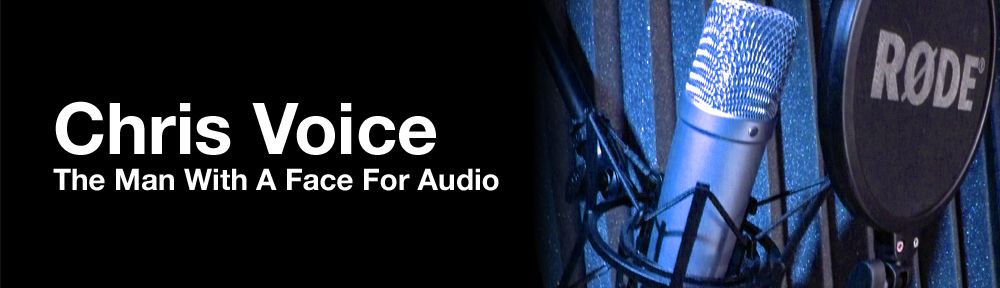 Intro Header for ChrisVoice dot com site