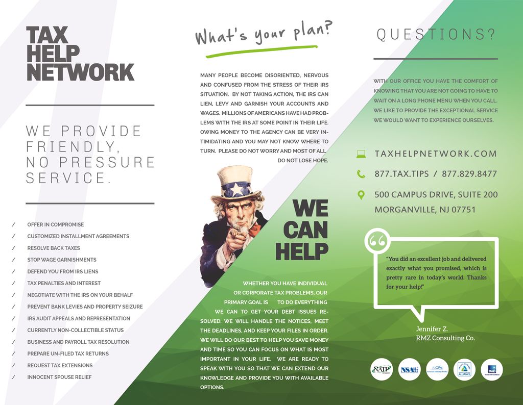 Here is our brochure.