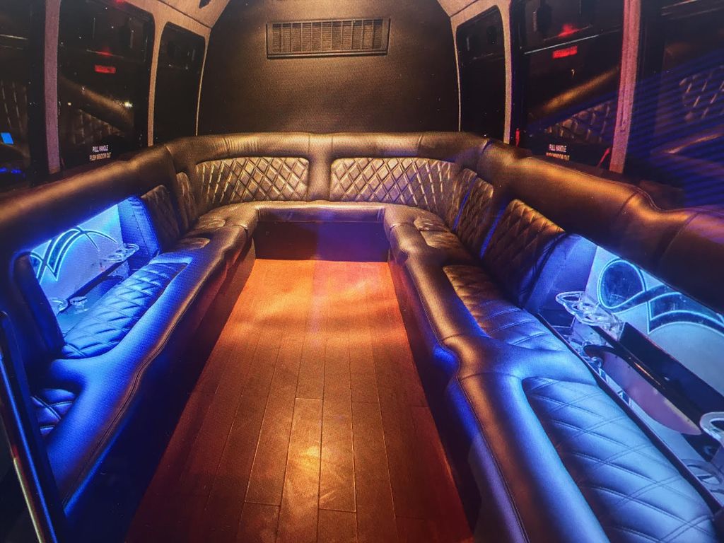 Black 24 pass Mini Bus inside