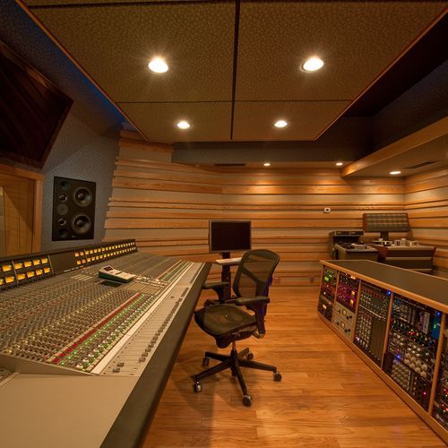 Studio A Control Room with Solid State Logic 8000G