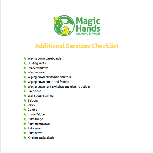 Additional Services Checklist