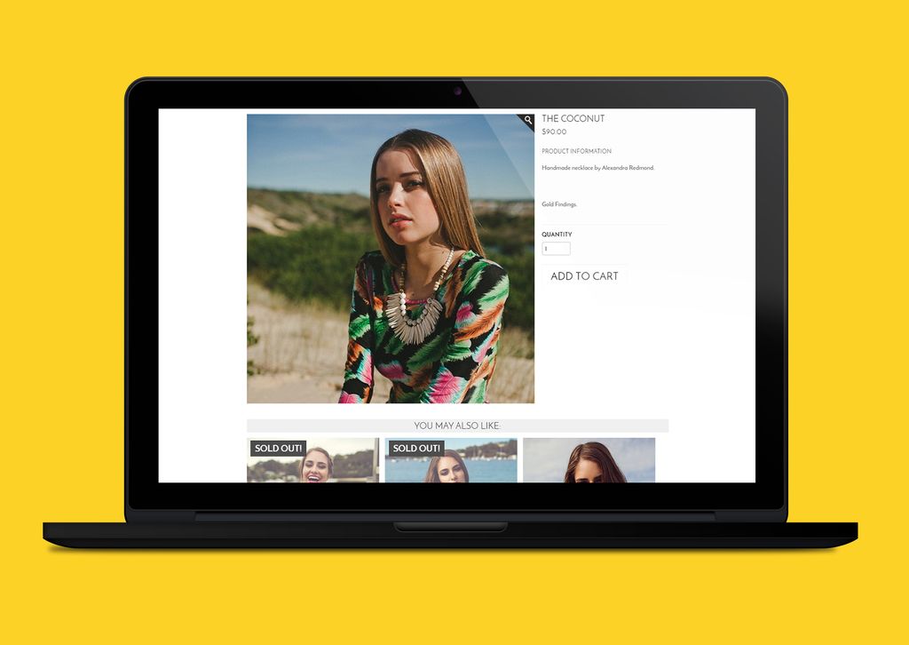 Alexandra Redmond Jewellery
(Product page)
Shopify