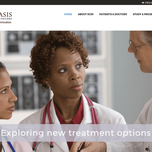 Desert Oasis Health Research Website. Healthcare C