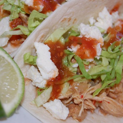 Chipotle Pulled Chicken Tacos