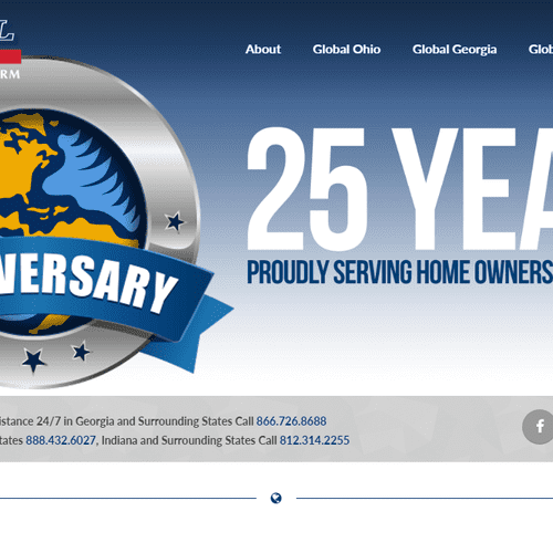 Global Restoration Website Design