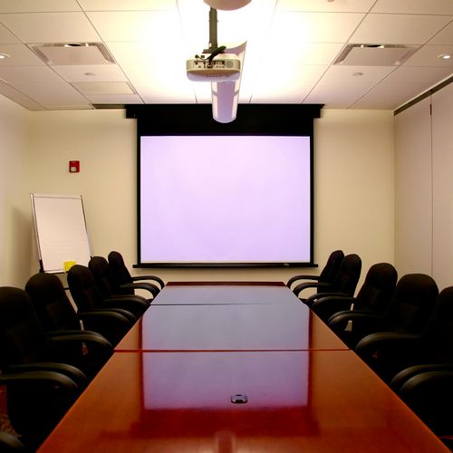 Projector install in a conference room