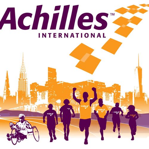 I design this art for Achilles International. Who'