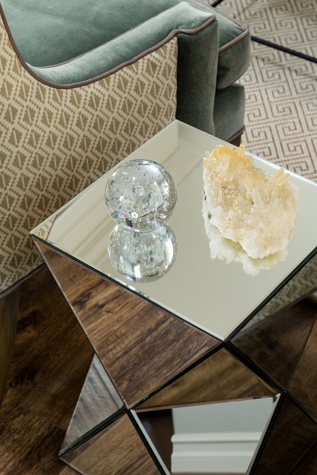 Mix of textures and shapes