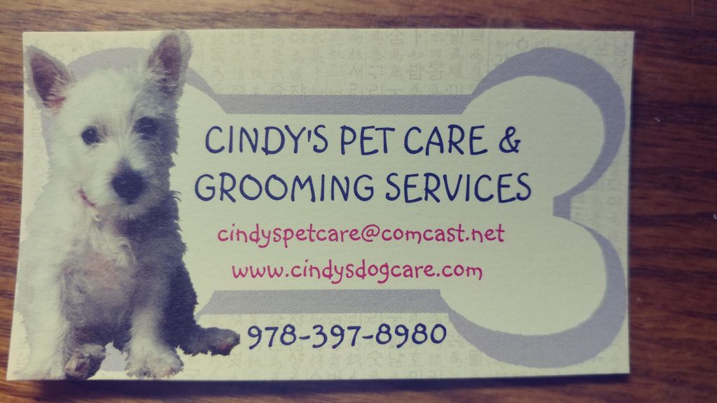 Cindy's Pet Care & Grooming Service Boarding, D...