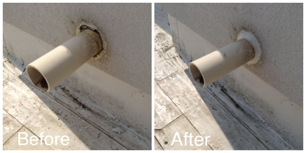 Waterproofing pipe penetration