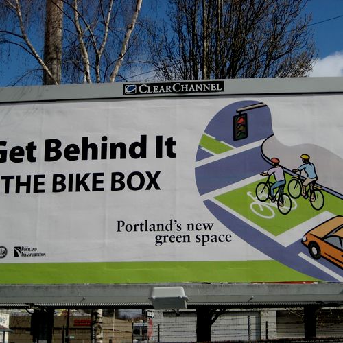 Billboard campaign for City of Portland to introdu