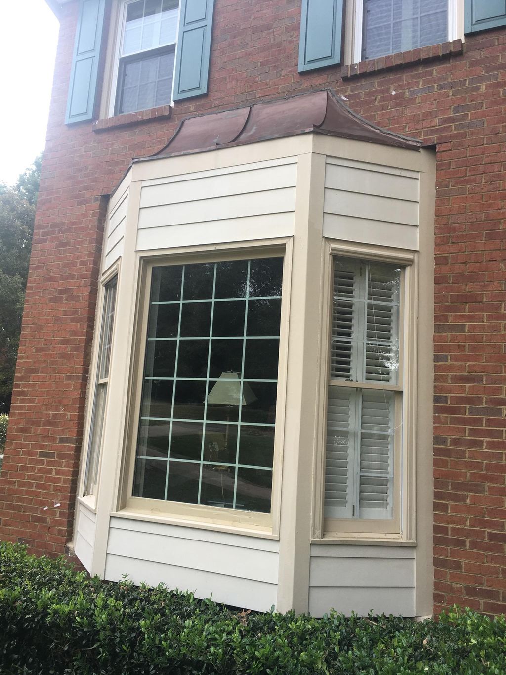 old wood windows, no gutter, Roswell Ga.