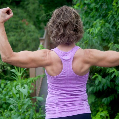 Strong arms and back are key components to overall