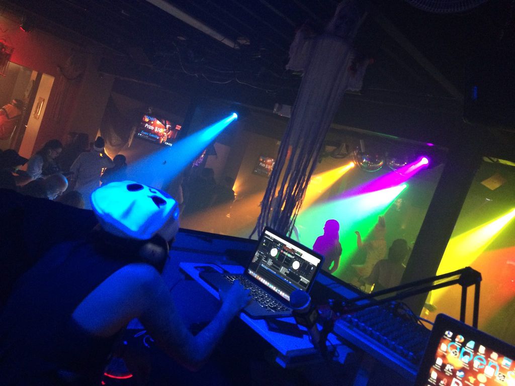 Dance club Halloween Party