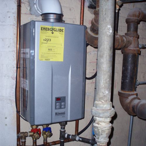 Rinnia Tankless Hot water heater
