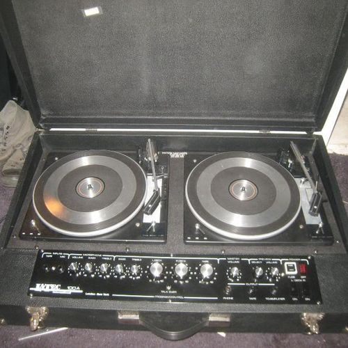 We were the first to used a double turntable syste