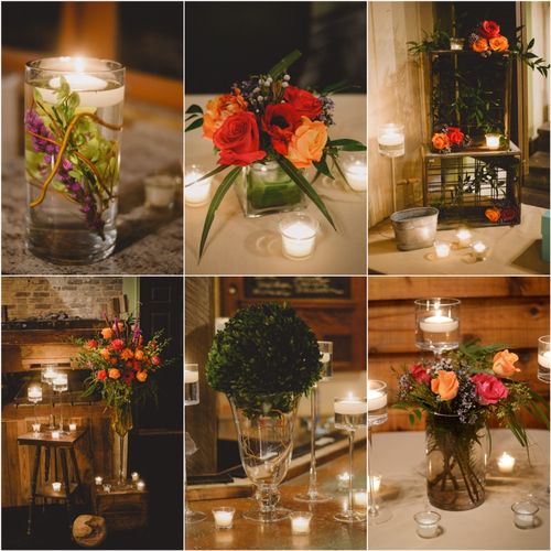Floral and event design for an engagement party, s