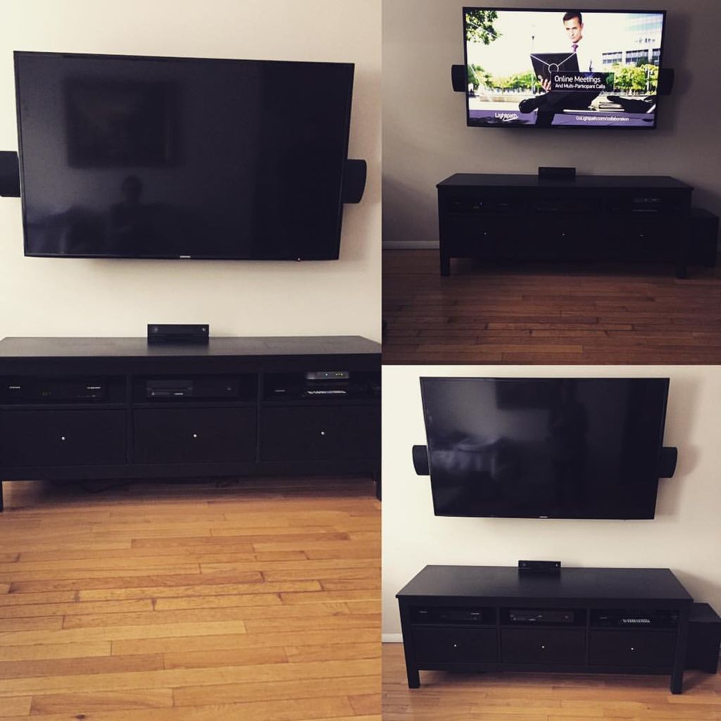 We installed this 60 inch TV on the wall with an O
