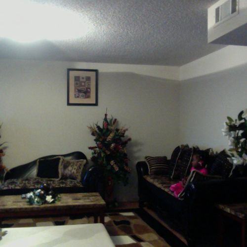 Living Room that was cleaned by WeCleanEm Services