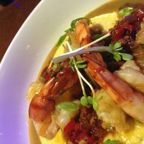 Asian Inspired Shrimp and Grits