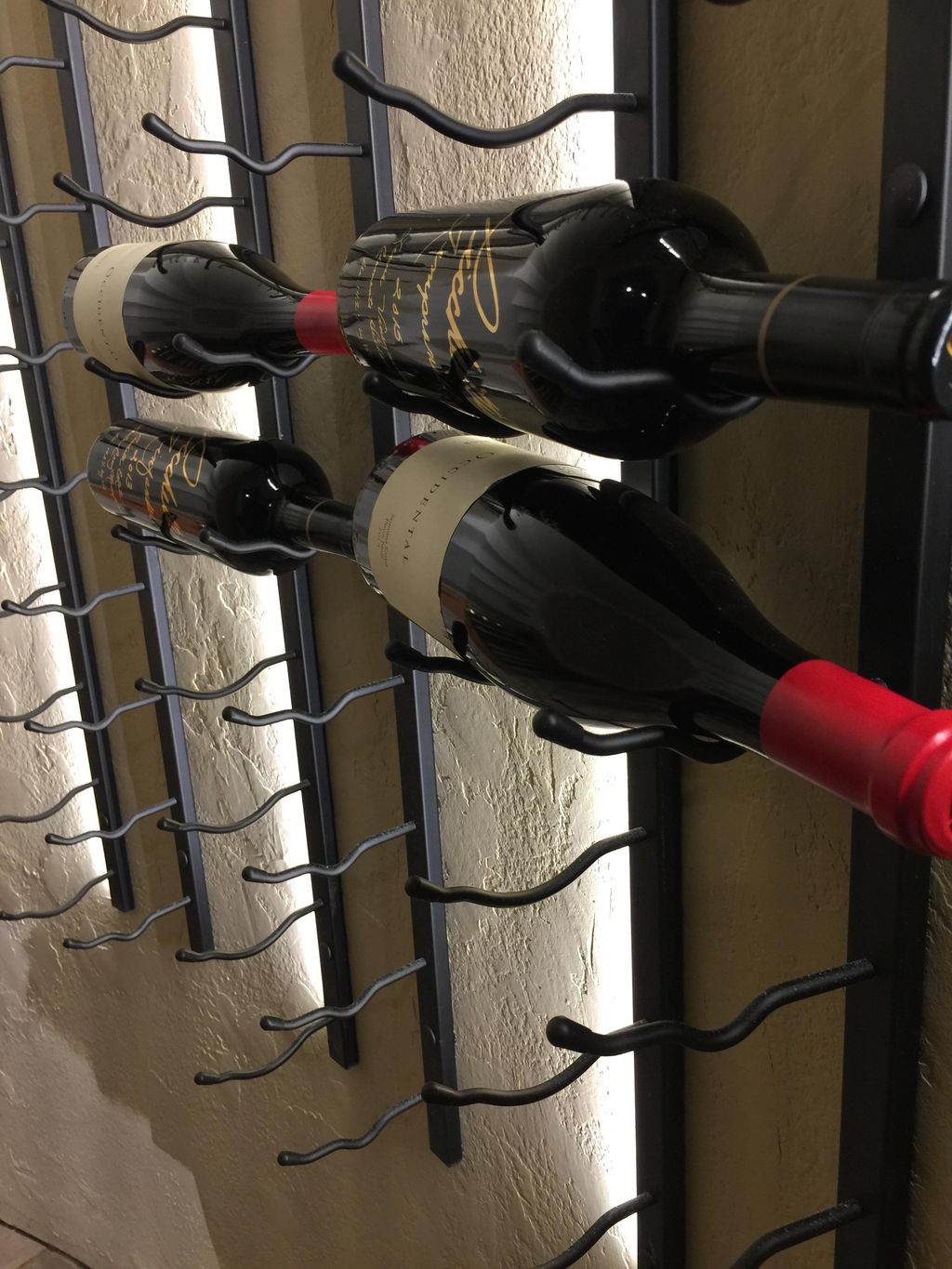 Custom lighting for wine storage