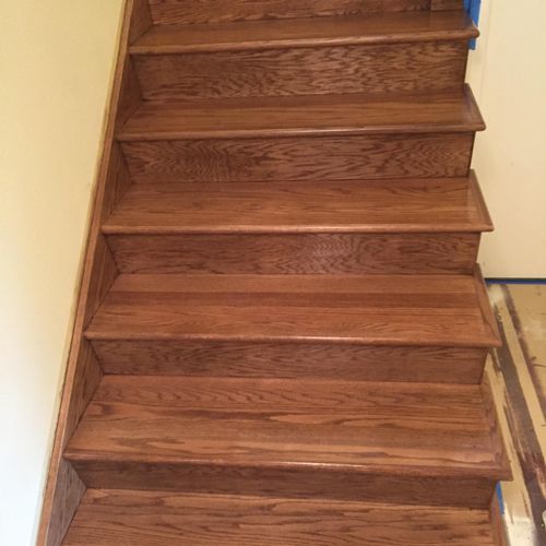 Hardwood Stairs - residential project