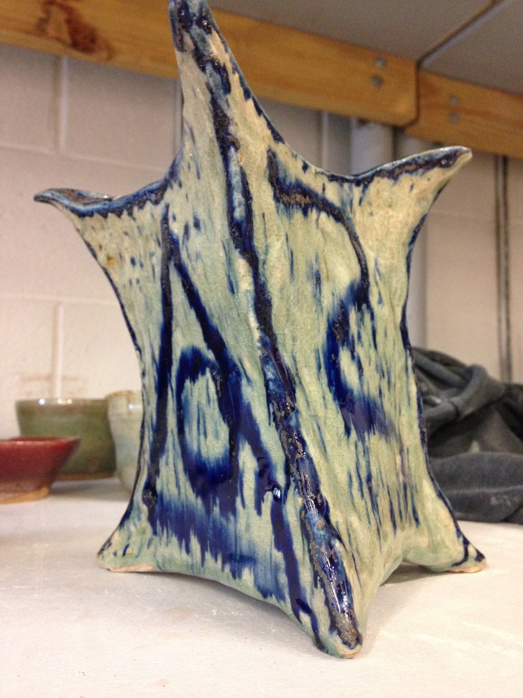 Ceramic Slab piece that I put together with Chun g