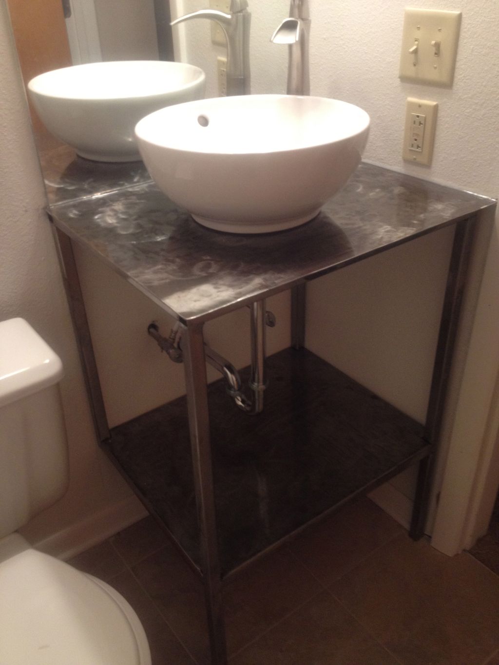 custom made bathroom sink