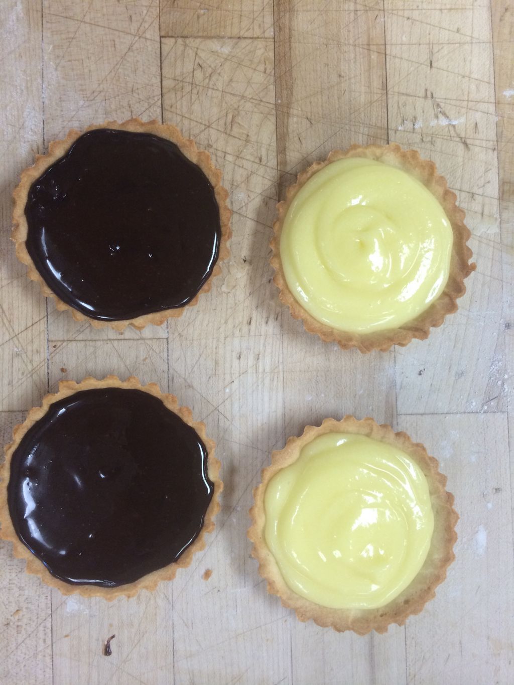 Tarts - 
Chocolate
Lemon
