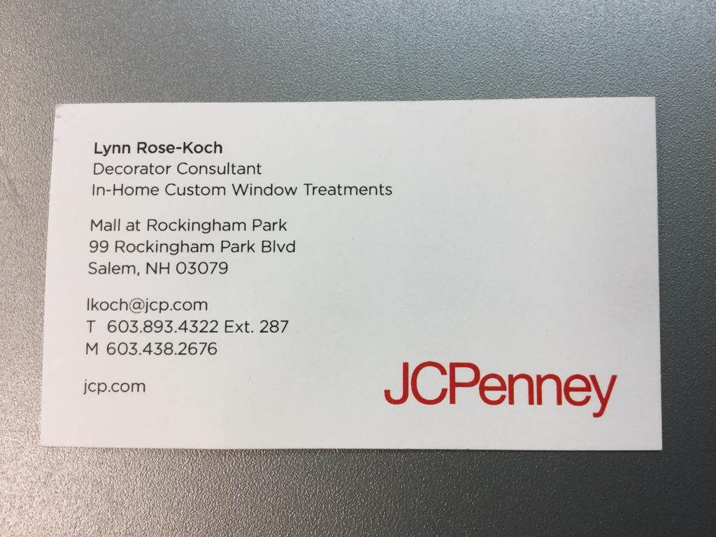 JCPenney In Home Custom Window Treatments