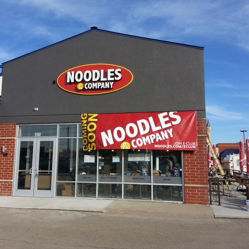 Turn-Key cleaning of Noodles & Company.