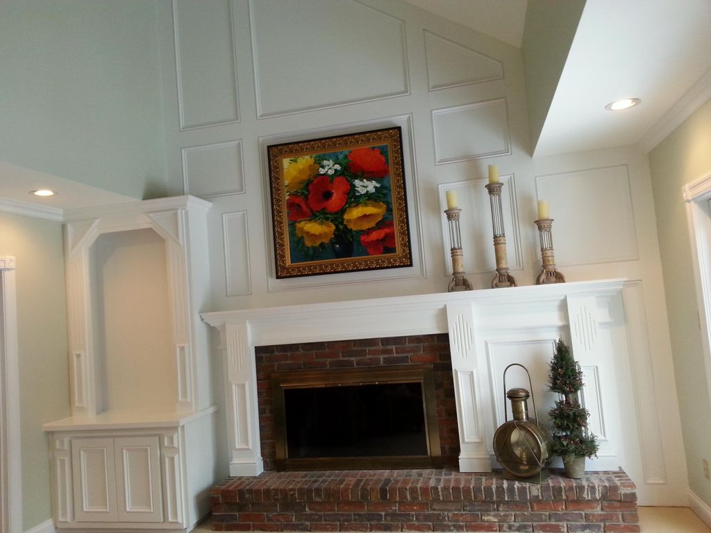 Remodeled this living room. 