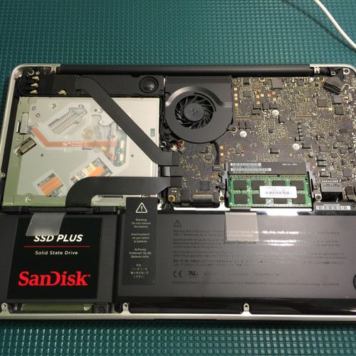 MacBook Pro solid state hard drive & RAM memory up