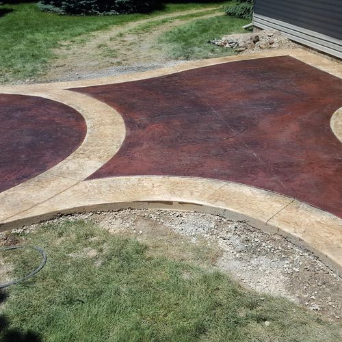 STAMPED PATIO