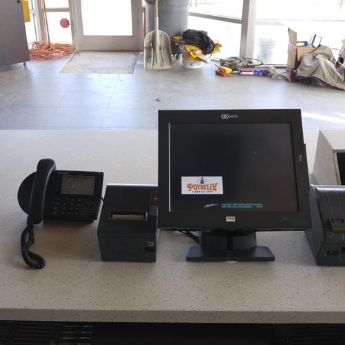 POS equipment installed for client
